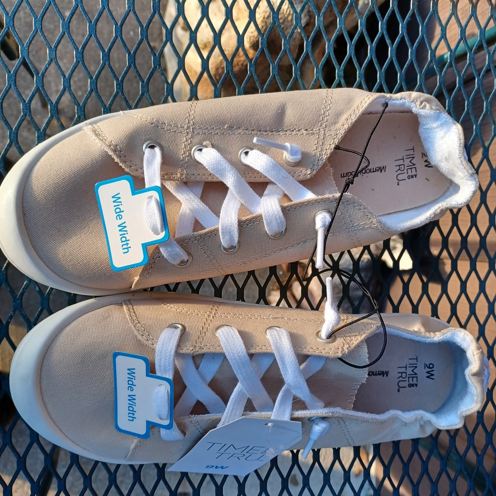 Time and Tru Tan Sneakers